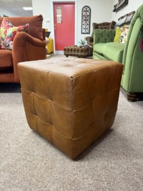Austen Bourbon Leather Cube