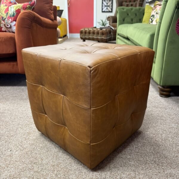 Austen Bourbon Leather Cube